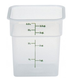 Cambro 6 qt. Food Storage Containers and Covers 2 ct. Set EACH